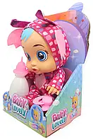 Лялька пупс здатна плакати в костюмі кажанів Baby Lovely із соскою та пляшечкою