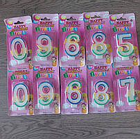 Свічки в торт "мікс"