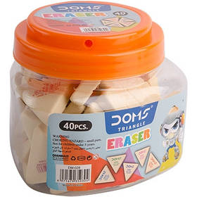 Гумка біла трикутна DM-028 1-308 (21515)