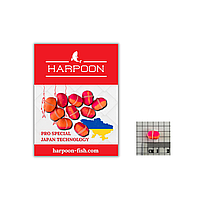 МІНІ-Бойл з резинкою HARPOON Pop UP 9*8мм 10шт Мед/Мотиль