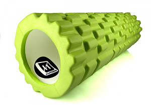 Масажний ролер EasyFit Grid Roller Mini 30х10 см Салатовий