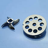 Решітка м'ясорубки Panasonic MK-G1800 MK-ZJ2700 MK-ZJ3500KTQ MK-G58PR 12мм та ніж, фото 4