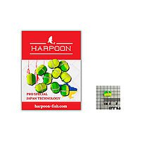 МІНІ-Бойл з резинкою HARPOON Pop UP 9*8мм 10шт Горох/Журавлина