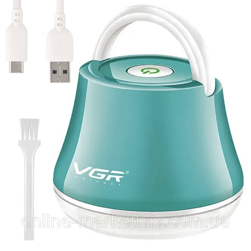 Акумуляторна машинка для видалення катишків VGR V-810 / Бездротова машинка для катишок