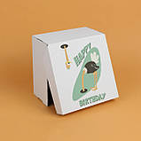 Коробка під бокс подарунковий на День народження 200*200*100 мм Картонна коробка для подарунків, фото 3
