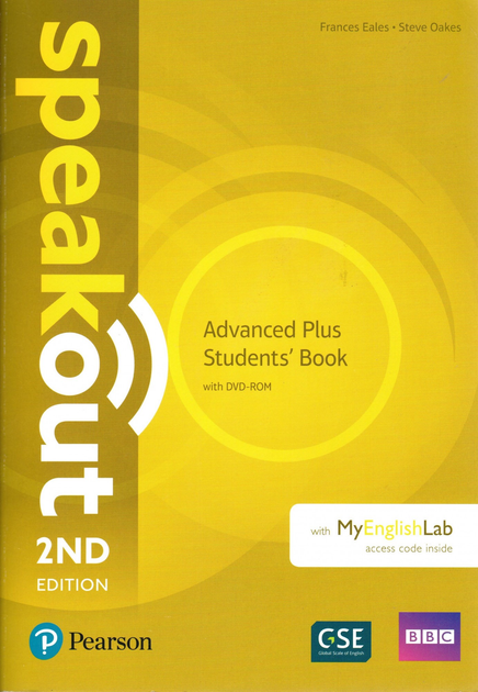 Підручник англійської мови Speakout (2nd Edition) Advanced Plus student's Book with DVD-ROM and MyLab Pack