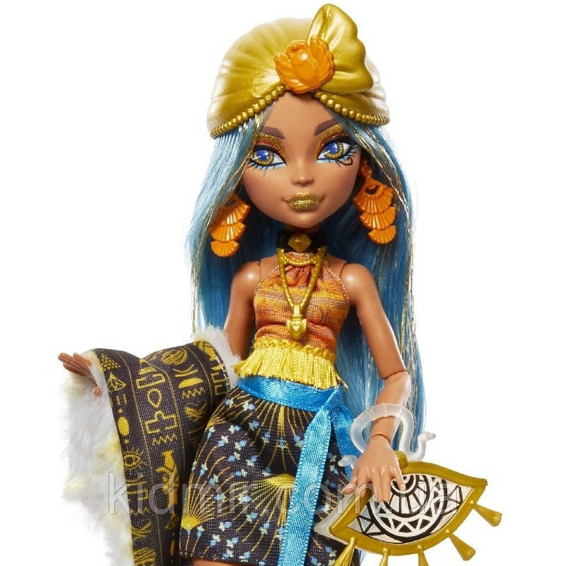 Монстр хай Клео де Ніл Лялька Monster High Skulltimate Secrets Fearidescent Series Cleo De Nile HNF76