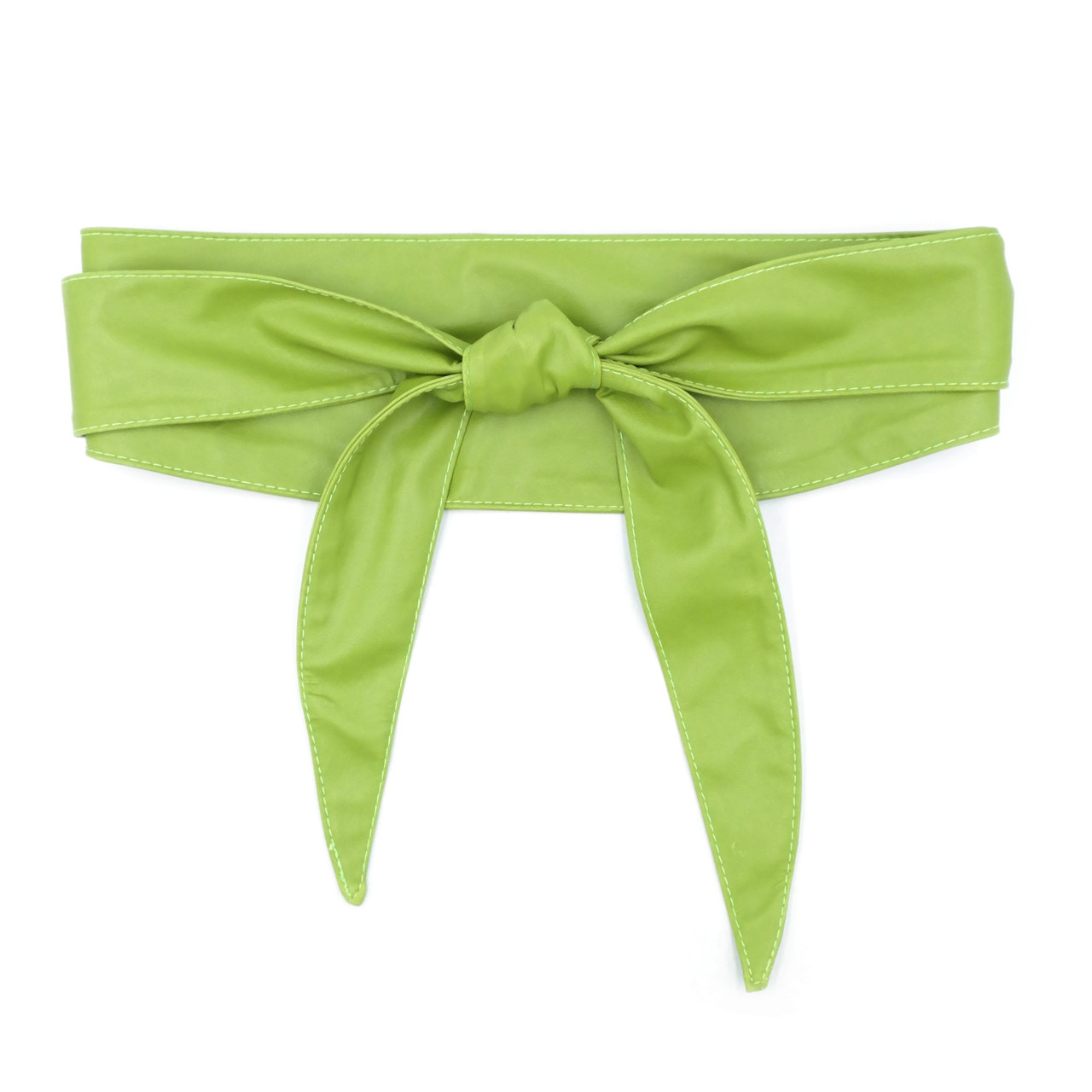 Жіночий пояс кушак двосторонній Weatro Зелений kshk-0023, фото 1