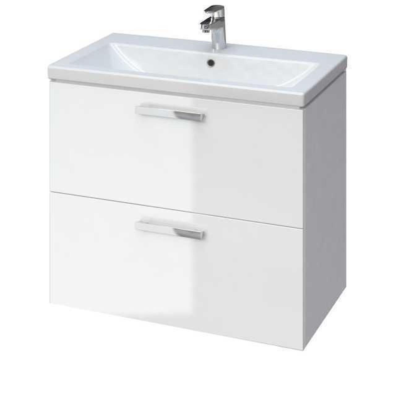 CET 565 Шафка MELAR Шафка  з умивальником  COMO 80 біла Зроби це - Vdalo