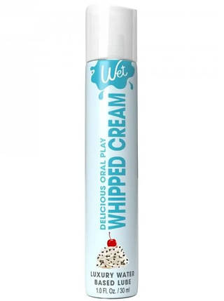 Оральне мастило зі смаком збитих вершків Wet Whipped Cream, фото 1