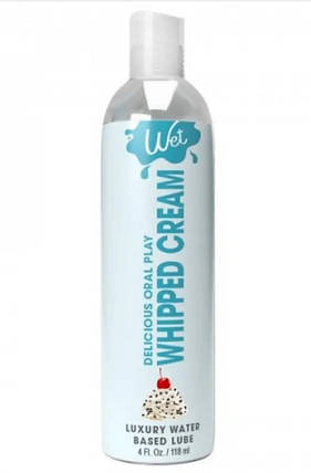 Оральне мастило зі смаком збитих вершків Wet Whipped Cream, фото 3