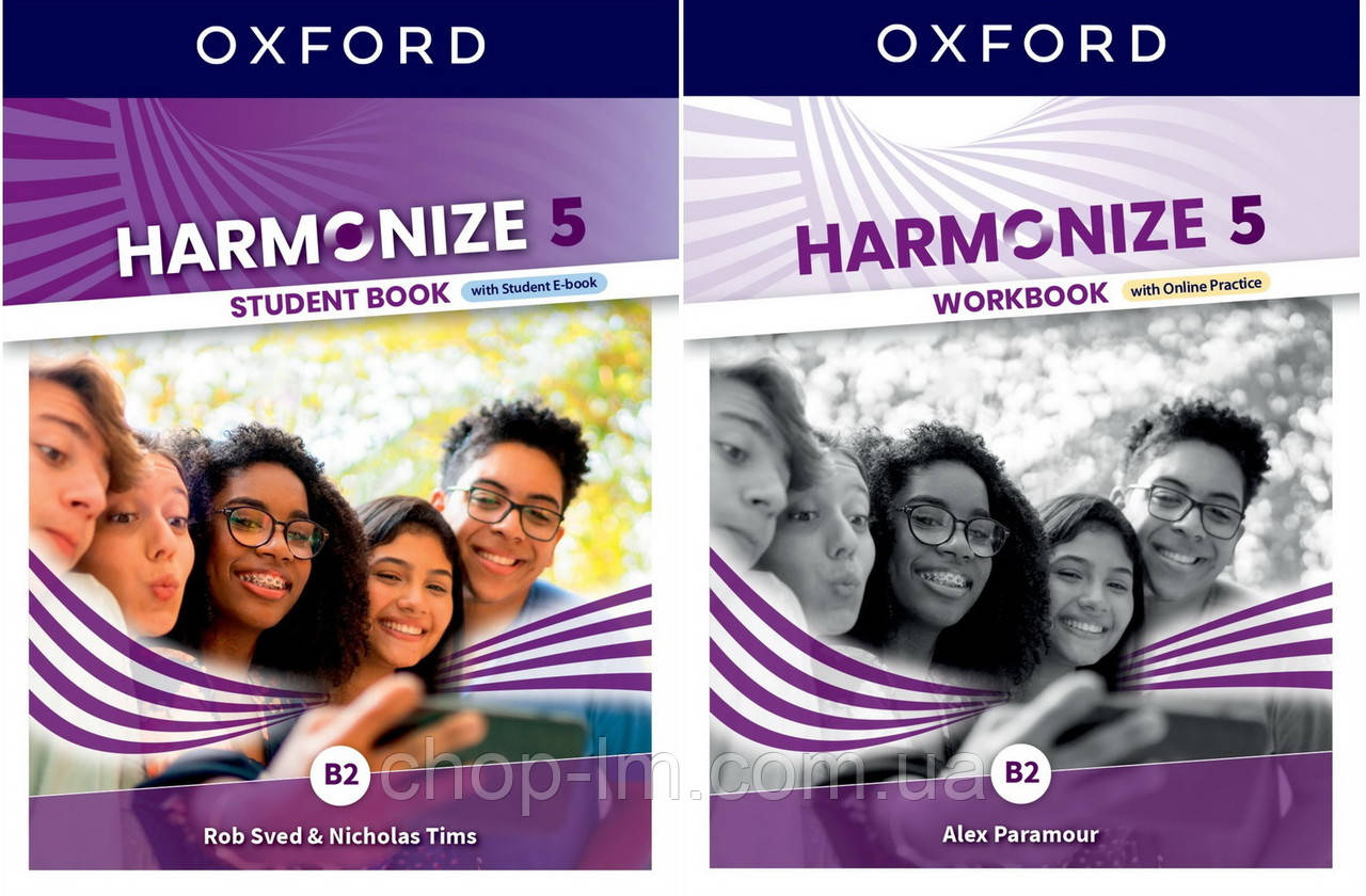 Комплект Harmonize 5/B2 Student Book + Workbook with Online Practice / Підручник + зошит