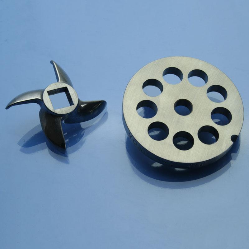 Решітка м'ясорубки Fama FTS107E TS12 TG12 FTS126 FTSR107 FTS127E FTG127E 12мм та ніж, фото 1