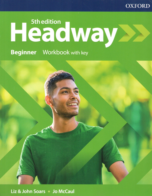 New Headway 5th Edition Beginner Workbook with key (Робочий зошит), фото 1