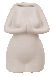 Керамічна ваза Women's Body White, 175 мл, фото 3