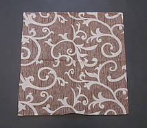 Наволочка бязь 60х60 см., принт: Вензель штрих, темне