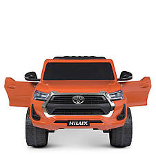 Дитячий електромобіль джип Toyota Hilux M 4919EBLRS-7 (MP3, USB, SD карта, мотори 4x35W, акумулятор 12V14AH), фото 4
