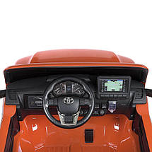 Дитячий електромобіль джип Toyota Hilux M 4919EBLRS-7 (MP3, USB, SD карта, мотори 4x35W, акумулятор 12V14AH), фото 6