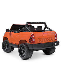Дитячий електромобіль джип Toyota Hilux M 4919EBLRS-7 (MP3, USB, SD карта, мотори 4x35W, акумулятор 12V14AH), фото 5