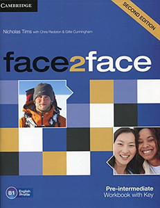 Робочий зошит Face2face Second edition Pre-intermediate Workbook with Key