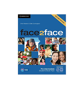 Підручник англійської мови Face2face Second edition Pre-intermediate student's Book with DVD-ROM and Online