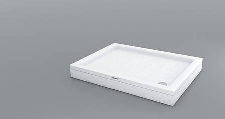 Душовий піддон 110*80*18 см акриловий прямокутний з панеллю Beta Shower (Туреччина), фото 1