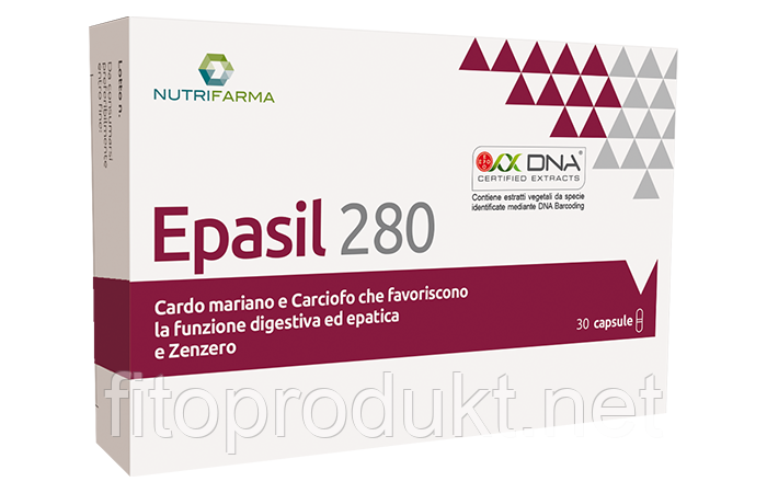Epasil 280 підтримує та відновлює функції печінки 30 капсул Нутріфарм