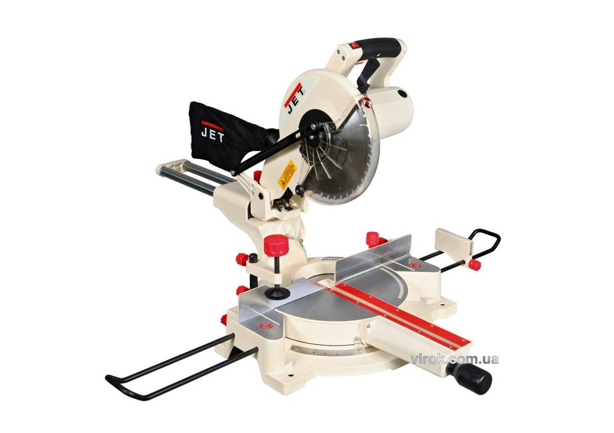 Пила торцьовальна з протяжкою JET JSMS-10L : 230 В, 1,5 кВт. диск Ø=254/30 мм, нах.-45° глиб- 90/42 Сделай это - Vdalo