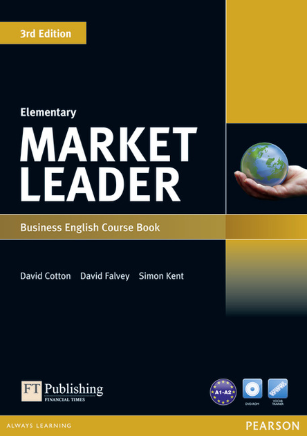 Учебник английского языка Market Leader (3rd Edition) Elementary Coursebook with DVD-ROM