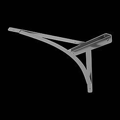 Кронштейн 400х500х300 для барної стійки стільниці настінного кріплення металевий цільнозварний КL-12