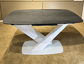 Стіл обідній керамічний JOSS Монтана-G 140(180)x90x75 см, фото 3