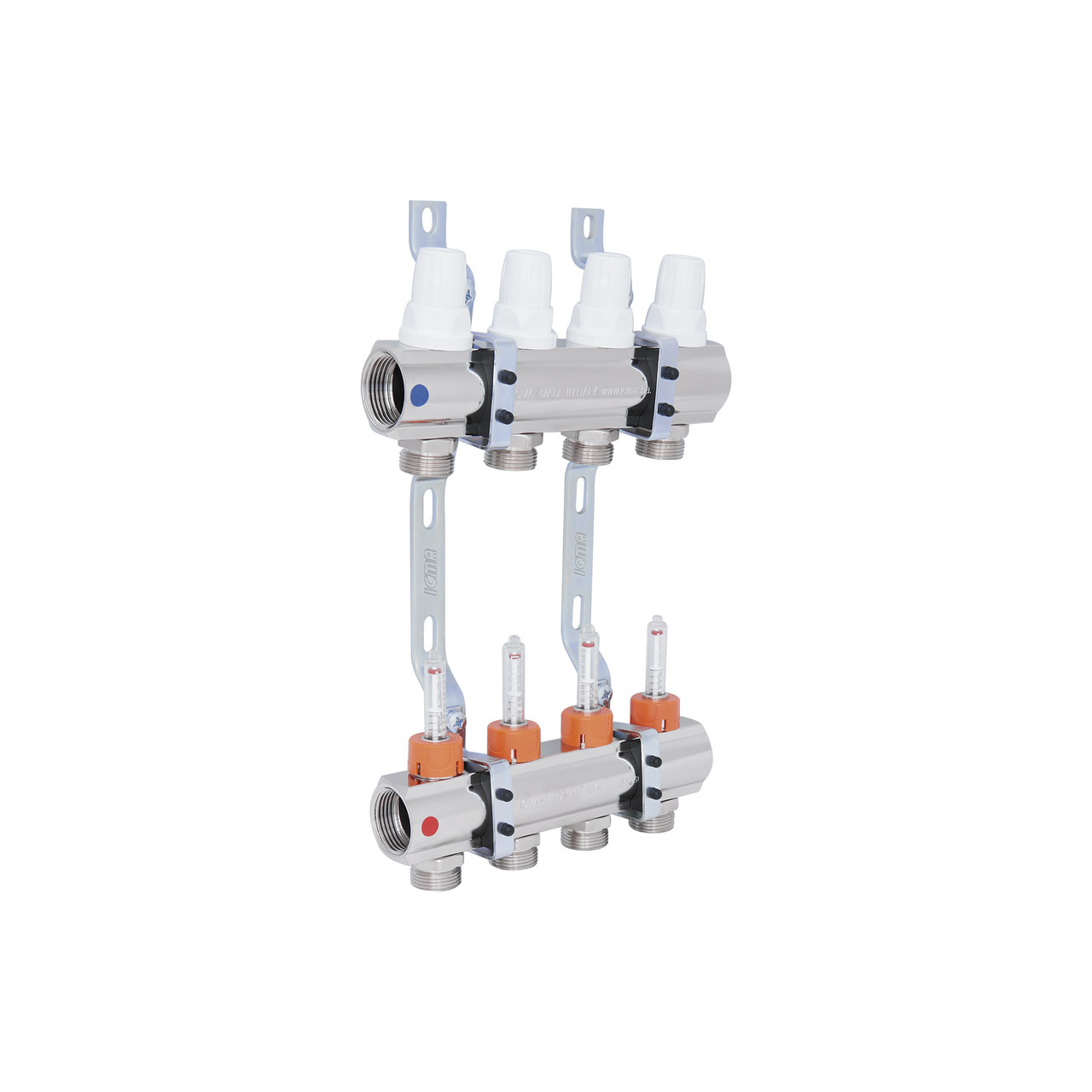 Колектор Icma 1" 4 виходи, з витратомірами №K013 Зроби це - Vdalo