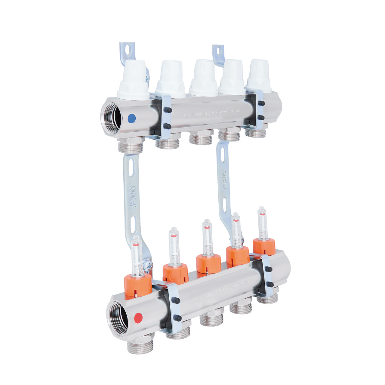 Колектор Icma 1" 5 виходів, з витратомірами №K013 Зроби це - Vdalo