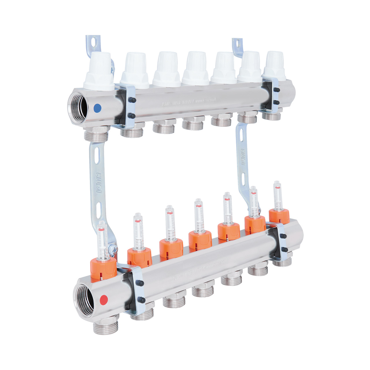 Колектор Icma 1" 7 виходів, з витратомірами №K013 Зроби це - Vdalo