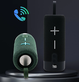 Блютуз колонка портативна з радіо гучним зв'язком зелена TG619 speakerphone green