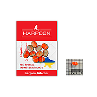 МІНІ-Бойл з резинкою HARPOON Pop UP 9*8мм 10шт Краб/Мідія