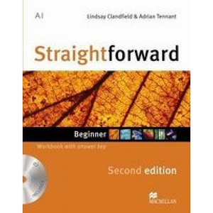 Робочий зошит Straightforward Second Edition Beginner Workbook with key and Audio-CD