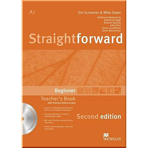 Книга для вчителя Straightforward Second Edition Beginner teacher's Book with CD-ROM and Practice Online