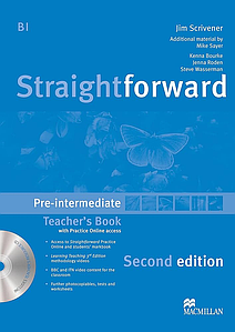 Книга для вчителя Straightforward Second Edition Pre-Intermediate teacher's Book with CD-ROM and Practice