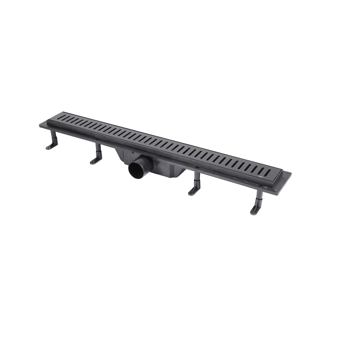 Трап Qtap Dry FA304-700MBLA лінійний з сухим закривом та нержавіючою решіткою 700х73 Зроби це - Vdalo, фото 1