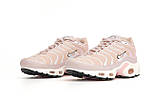 Кросівки жіночіNike Air Max Tn+ plus Pink/White весна осінь літо демісезонні пудрові. Живе фото, фото 10