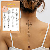 Временное тату - Седьмая чакра