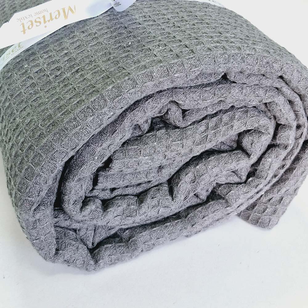 Покривало ПІКЕ Ніжне антрацит MERISET - 230х240, фото 1