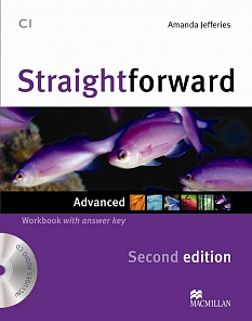Рабочая тетрадь Straightforward Second Edition Advanced Workbook with key and Audio-CD
