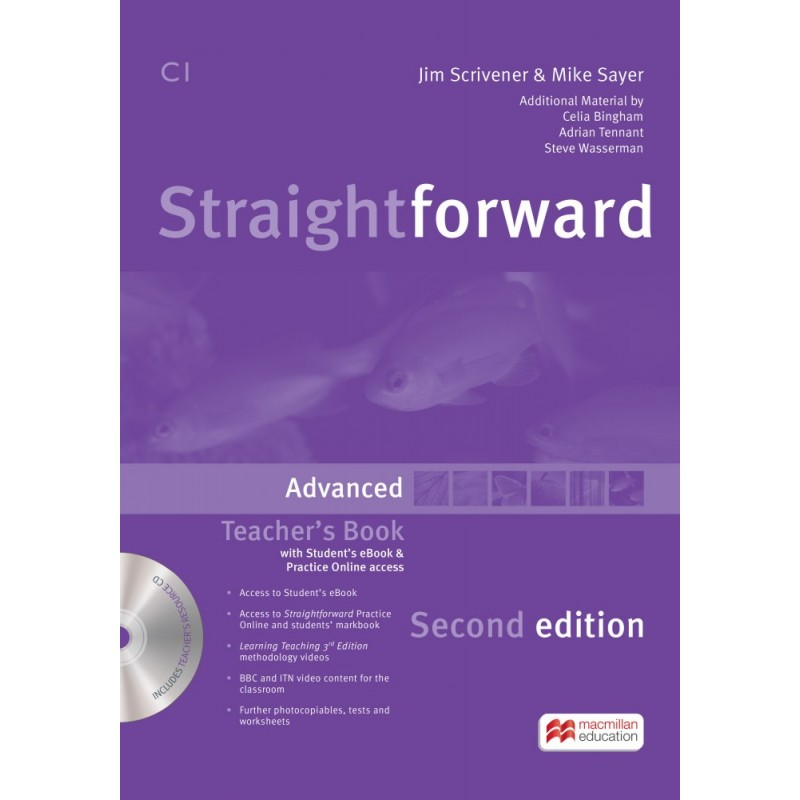 Книга для вчителя Straightforward Second Edition Advanced teacher's Book with Digital Resources Pack