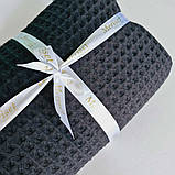 Покривало Піке ГРЕЦЬКЕ Чорне MERISET - 230х240, фото 5