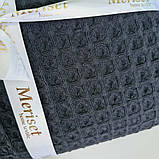 Покривало Піке ГРЕЦЬКЕ Чорне MERISET - 230х240, фото 3