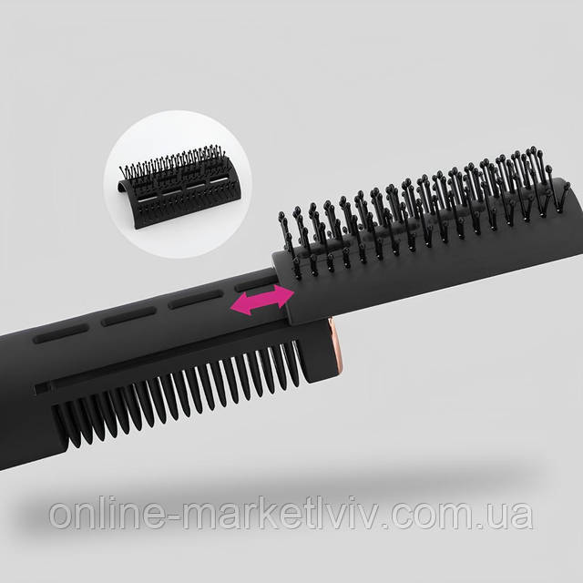 Купити Фен-щітка з іонізацієй 2в1, 550Вт, VGR V-490 / Фен-стайлер