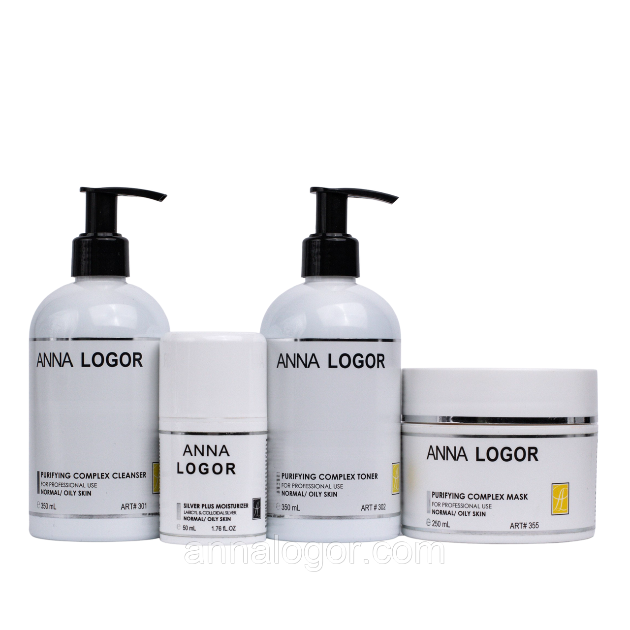Набір косметики Anna Logor Purifying Complex для комбінованої шкіри обличчя