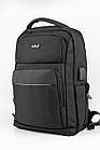 Міський рюкзак для ноутбука з AUX,USB Bakaeiw, фото 3